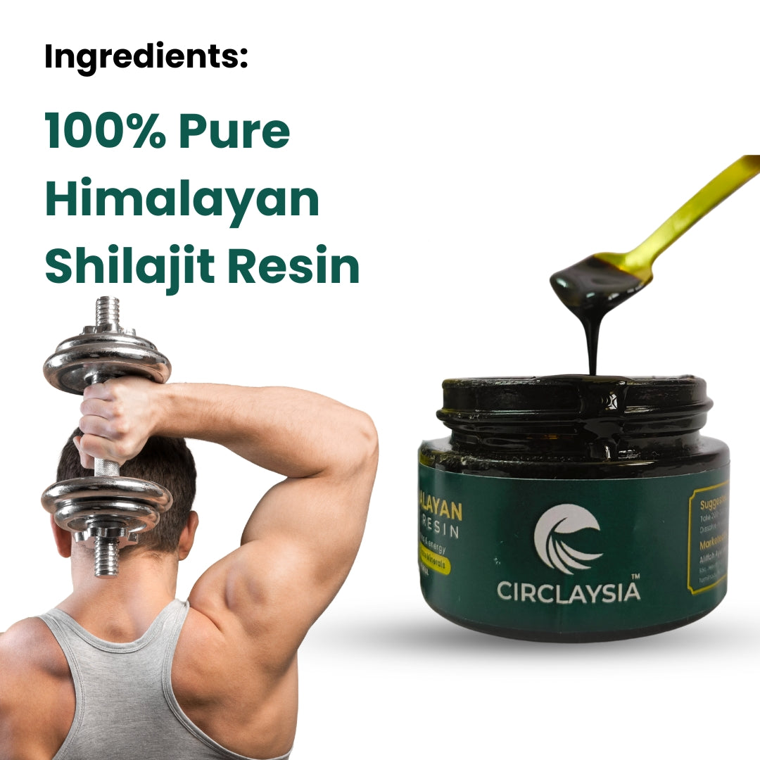 Circlaysia Pure Himalayan Shilajit Raw Resin 20gm